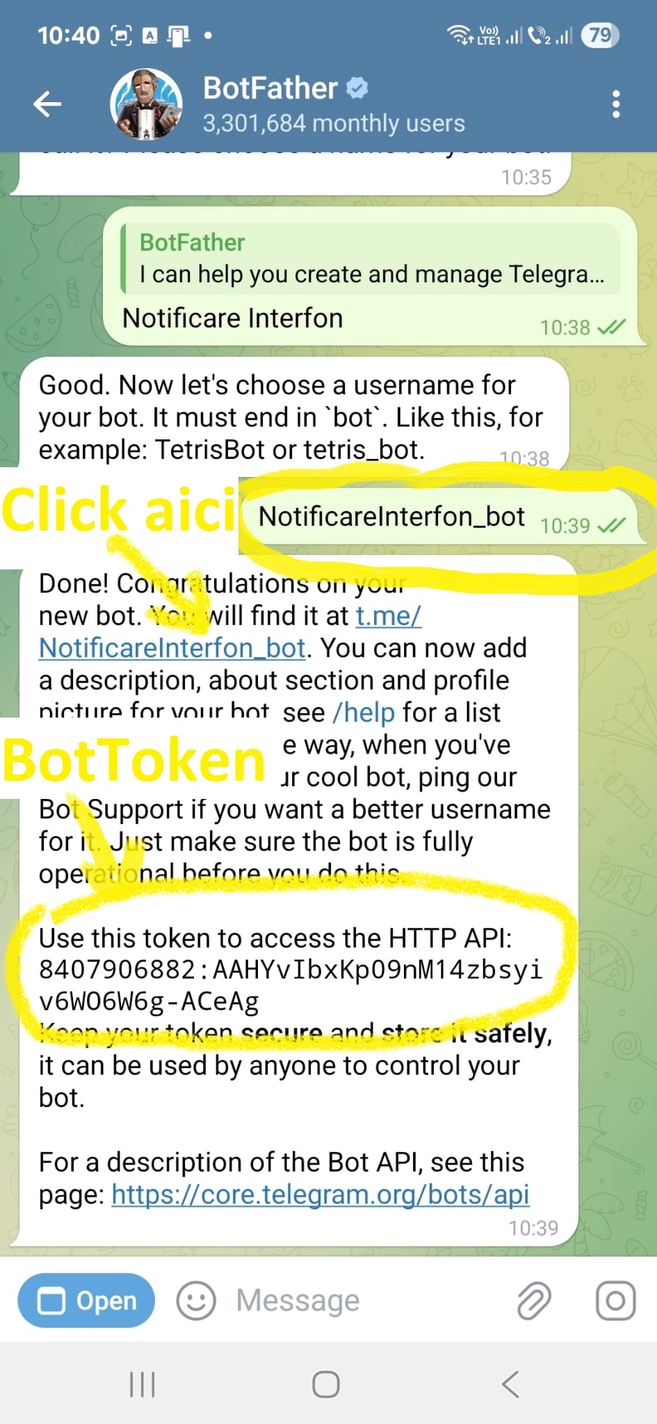Telegram screenshot 1