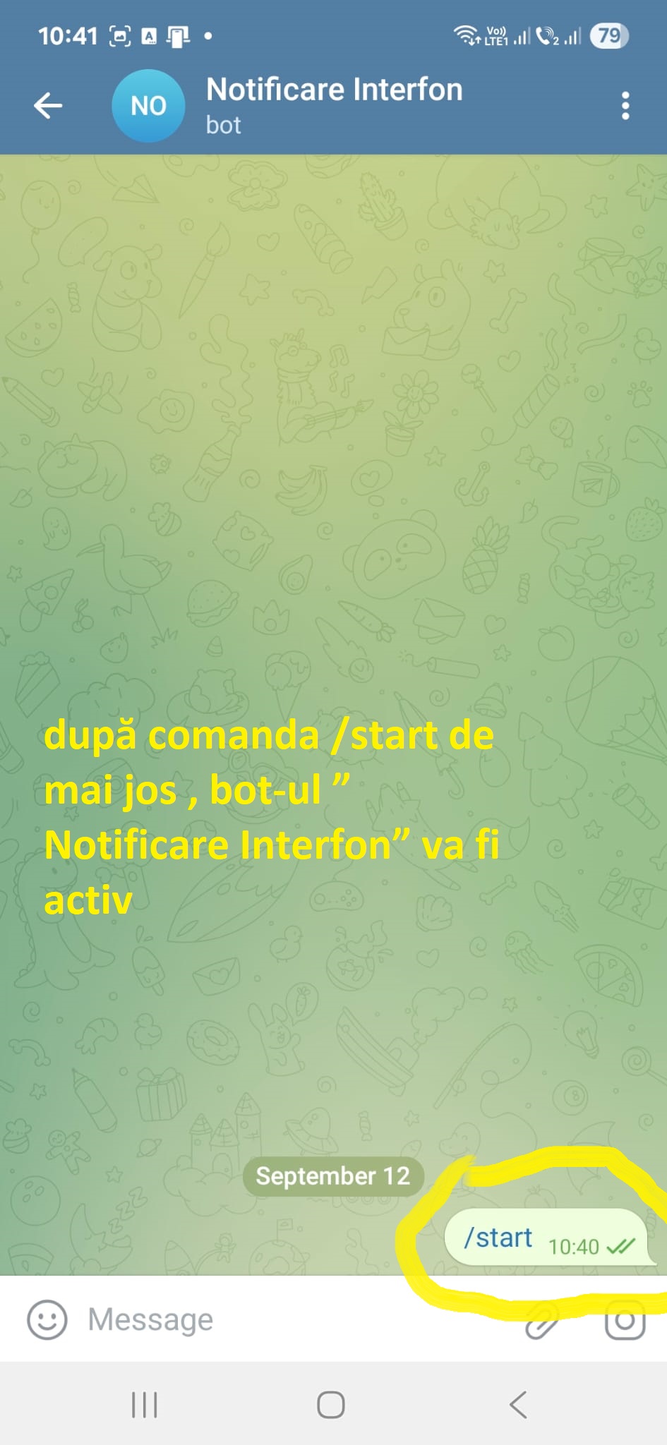Telegram screenshot 1
