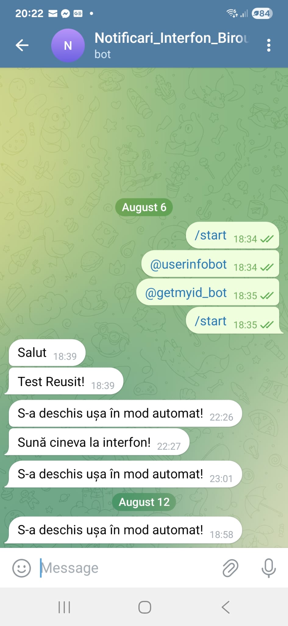 Telegram screenshot 1