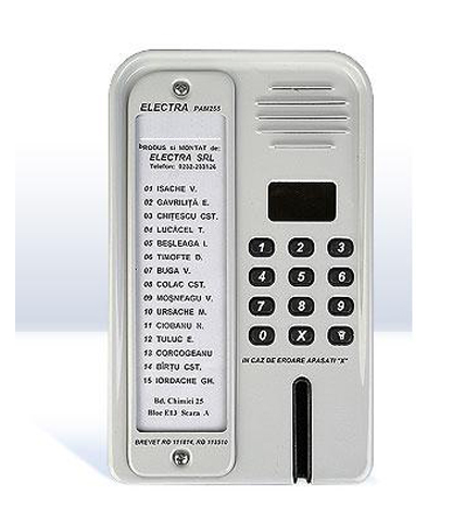 răspuns automat interfon electra IA02 IA01