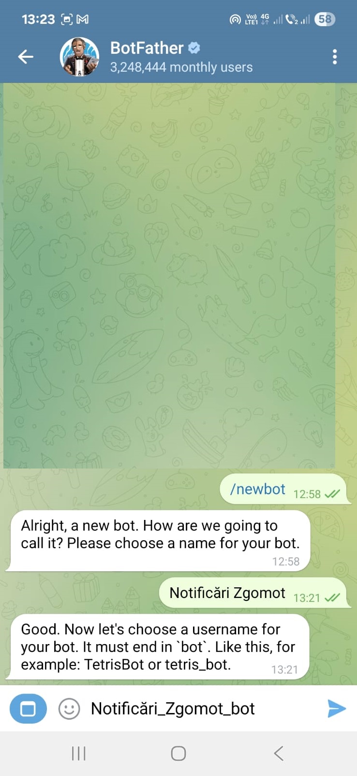 Confirmare bot