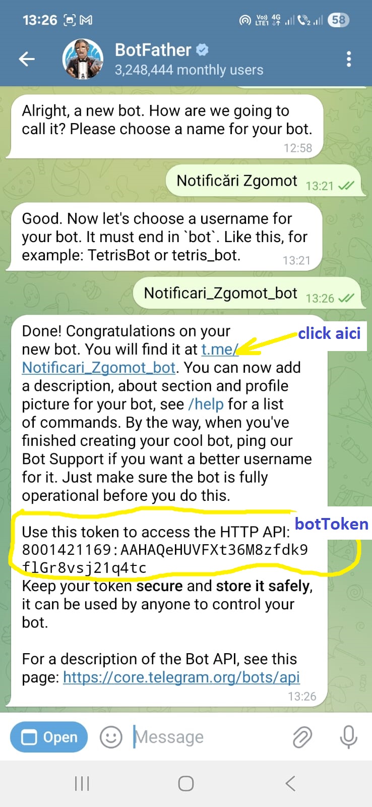 ChatID userinfobot